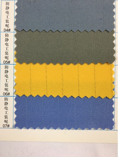  GZ-YGTI  防靜電工裝呢   工裝呢布底加織入防靜  T/C 65:35  97*60*59 後面照